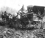 stagecoach on C & E Trail - Glenbow Archives