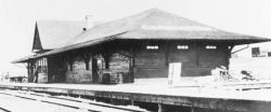 Coronation CPR station 1912 - Glenbow Archives
