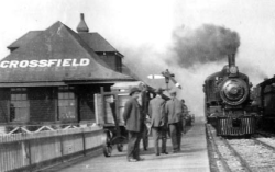 Crossfield standard #2 station - Glenbow Archives