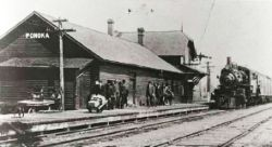 Ponoka C&ER combination station 1910 - Fort Ostell Museum