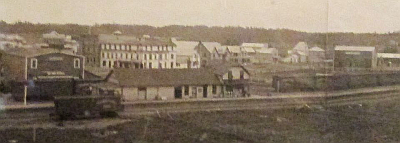 Red Deer combination station 1908