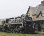 Prairie Steam Tour train at Big Valley