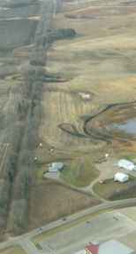 former Alberta Central Railway right of way near Highway 2 and 32 Street Red Deer County